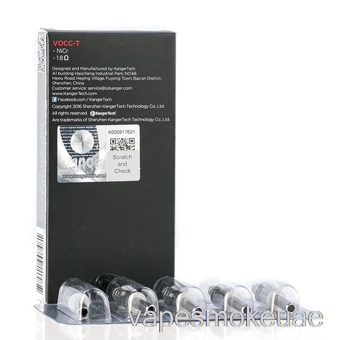 فيب الإمارات العربية المتحدة كانجر Vocc-t لفائف بديلة 1.8ohm Vocc-t